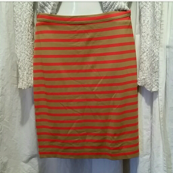 Fossil stripe skirt #back zipper - Picture 1 of 4